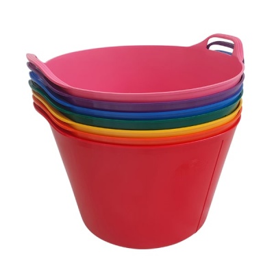 30 Litre Rainbow Trug - Pack of 7 Rainbow Colours