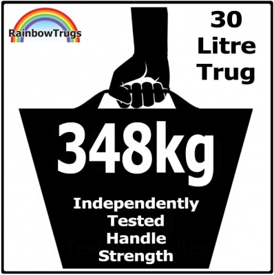 30 Litre Rainbow Trug - PANTHER BLACK