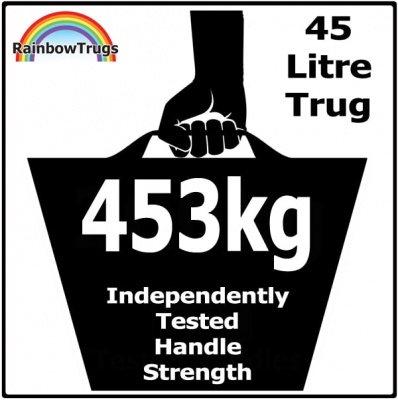 45 Litre Rainbow Trug - CANDY PINK
