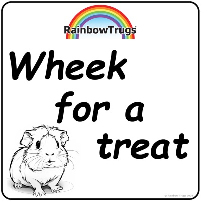 Trug-Lid WHEEK FOR A TREAT Sticker